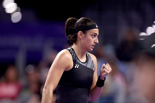 Caroline Garcia at the 2022 WTA Finals.