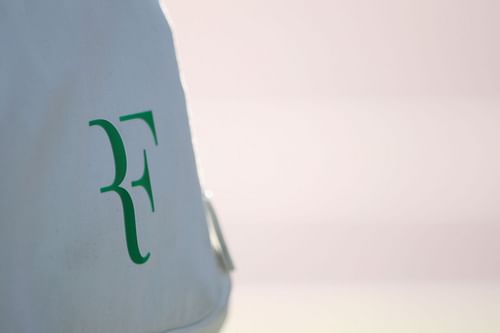 Roger Federer's logo as seen on his bag. (PC: Getty Images)