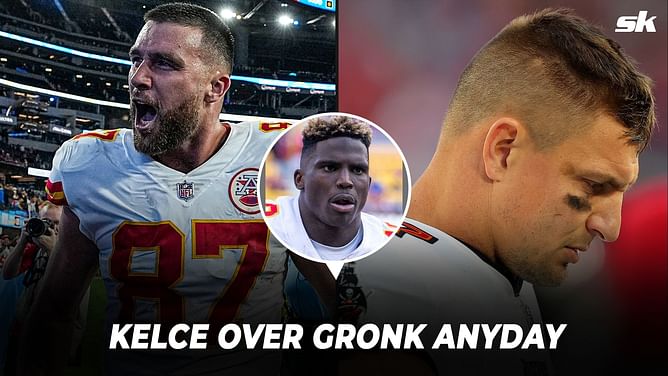 Tyreek Hill unknowingly starts Travis Kelce vs Rob Gronkowski debate after Chiefs TE’s triple TD haul vs Chargers