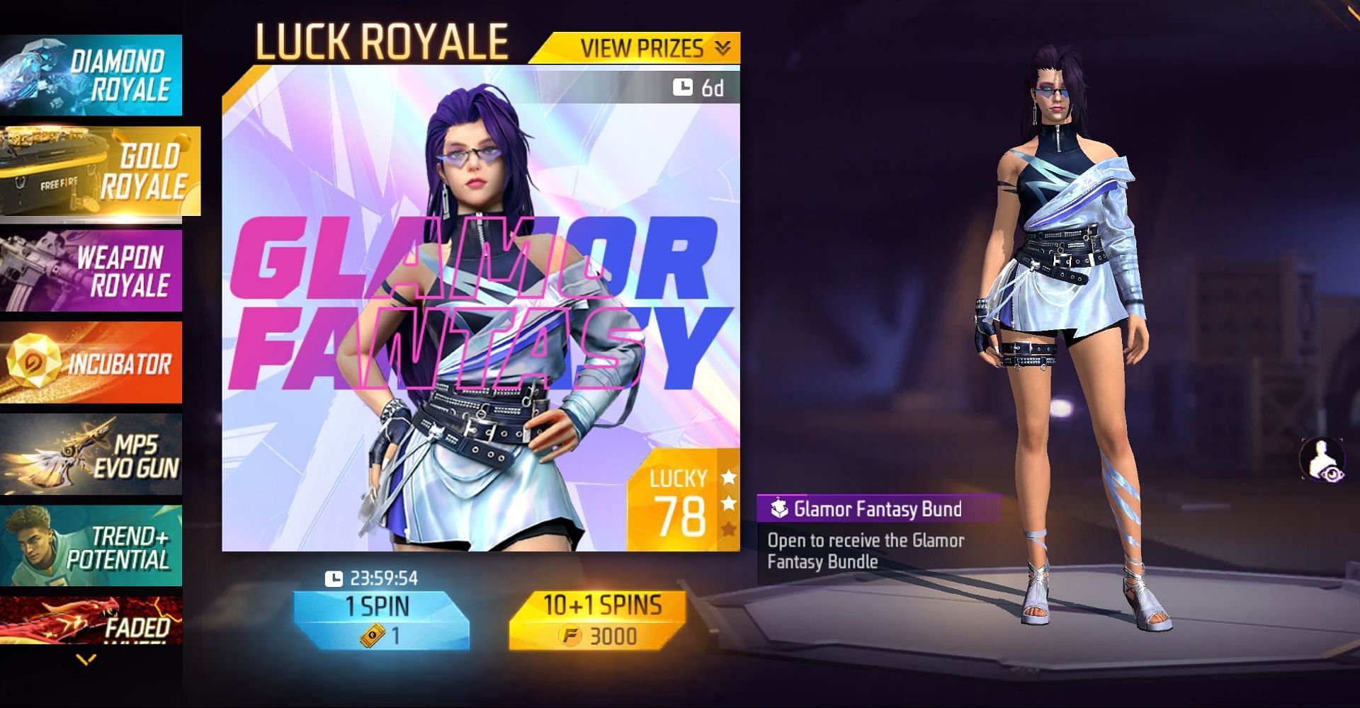 Diamond Royale is now having a 50% off - Garena Free Fire