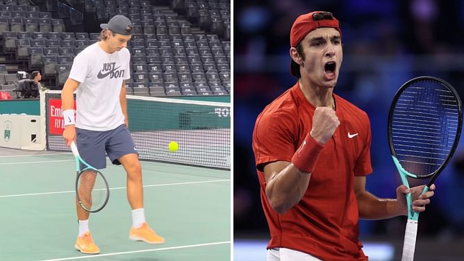Watch: Lorenzo Musetti shows off his incredible football skills ahead of Paris Masters QF clash against Novak Djokovic