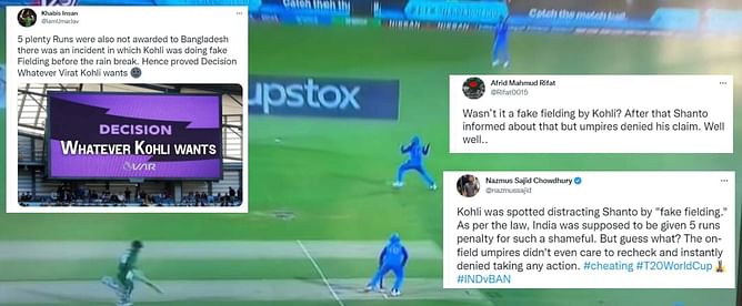 T20 World Cup 2022: “Decision Whatever Virat Kohli wants” - Bangladesh fans protest after Indian cricketer’s fake fielding attempt is not penalized