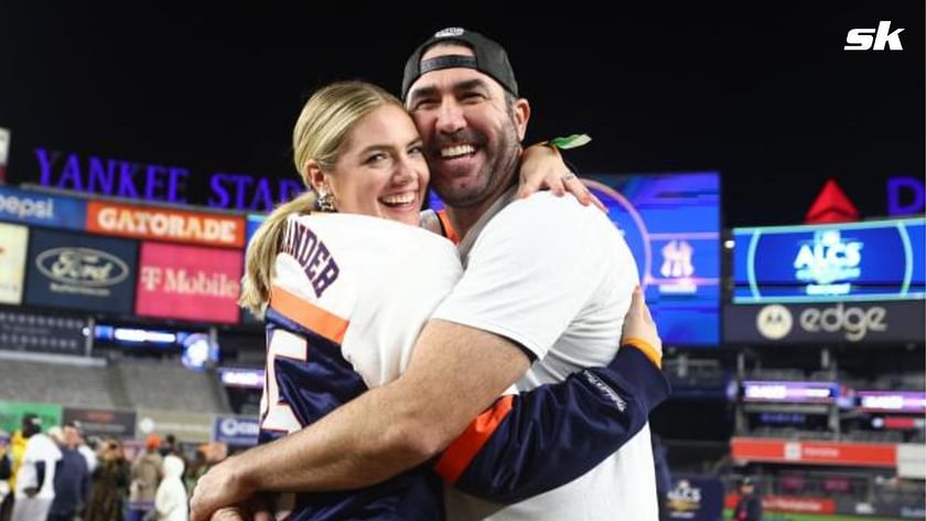 Justin Verlander went to the Rockets game with Kate Upton and showed off  his new World Series ring