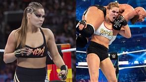 How many WWE Superstars has Ronda Rousey lost against?