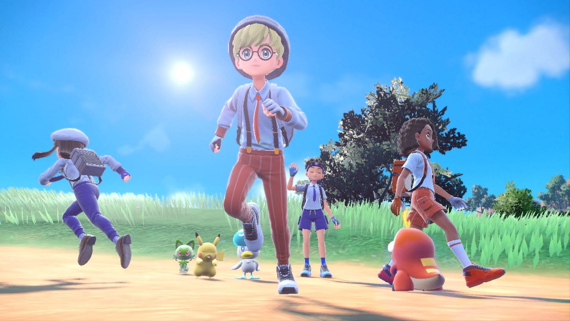 Dive into your friends&#039; worlds and work with them (Image via Game Freak)
