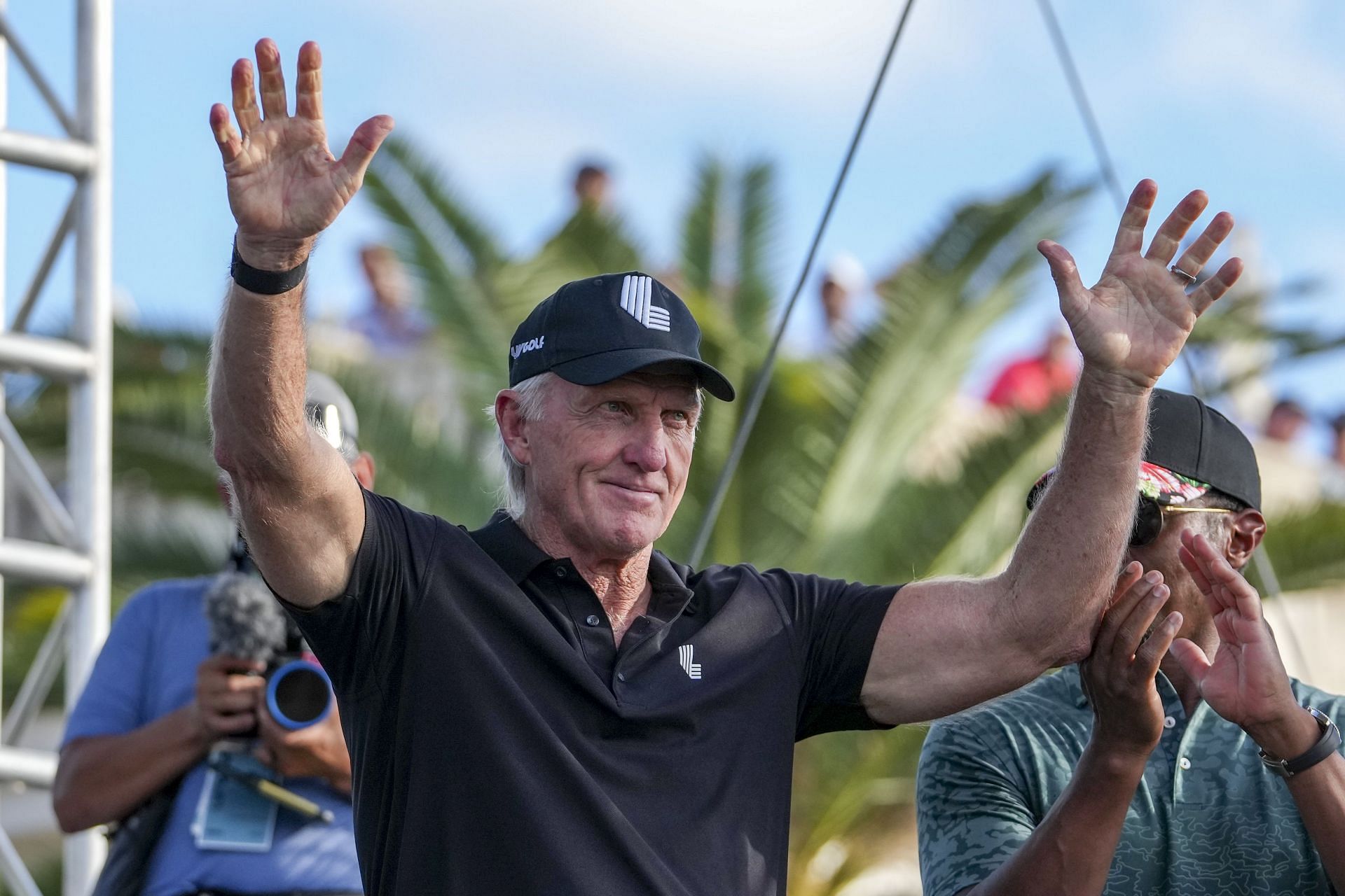 Greg Norman at the LIV Golf Invitational - Miami - Day Three (Image via Eric Espada/Getty Images))