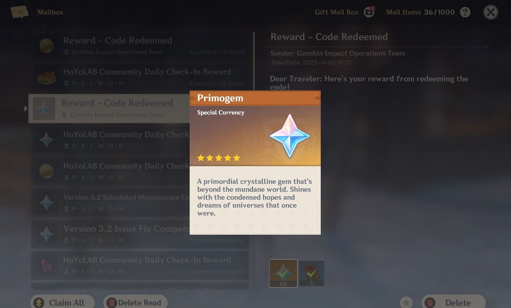 Genshin Impact codes active in November 2022: How to redeem Primogems for  free