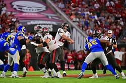 Tom Brady surpasses Peyton Manning on another all-time list, with Bucs QB turning history-maker in win vs Rams