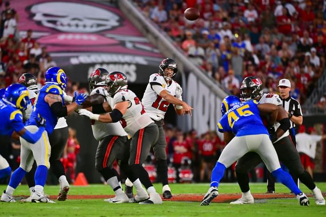 Tom Brady surpasses Peyton Manning on another all-time list, with Bucs QB turning history-maker in win vs Rams