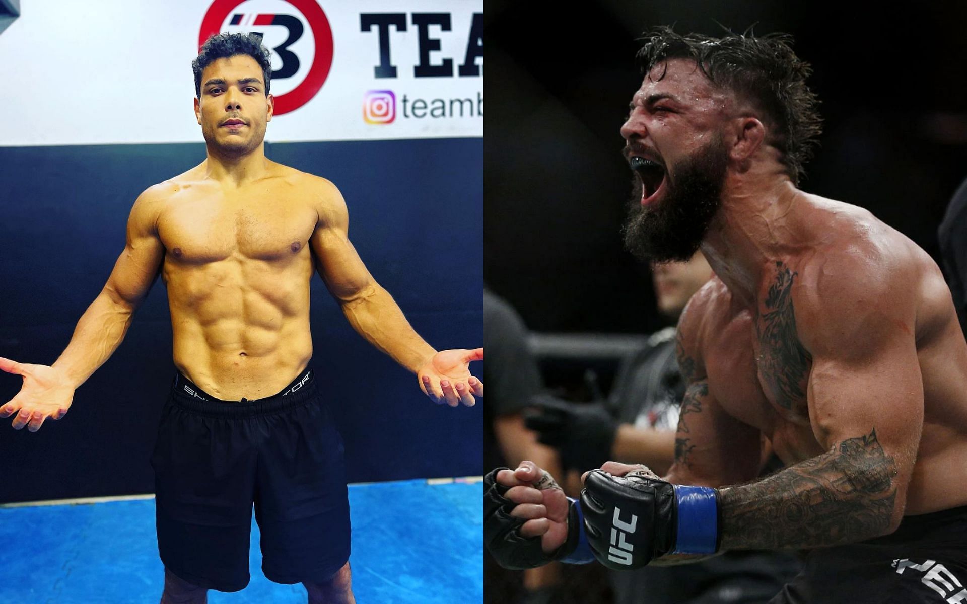 Paulo Costa (Left) and Mike Perry (Right) [Images via: @borrachinhamma on Instagram]