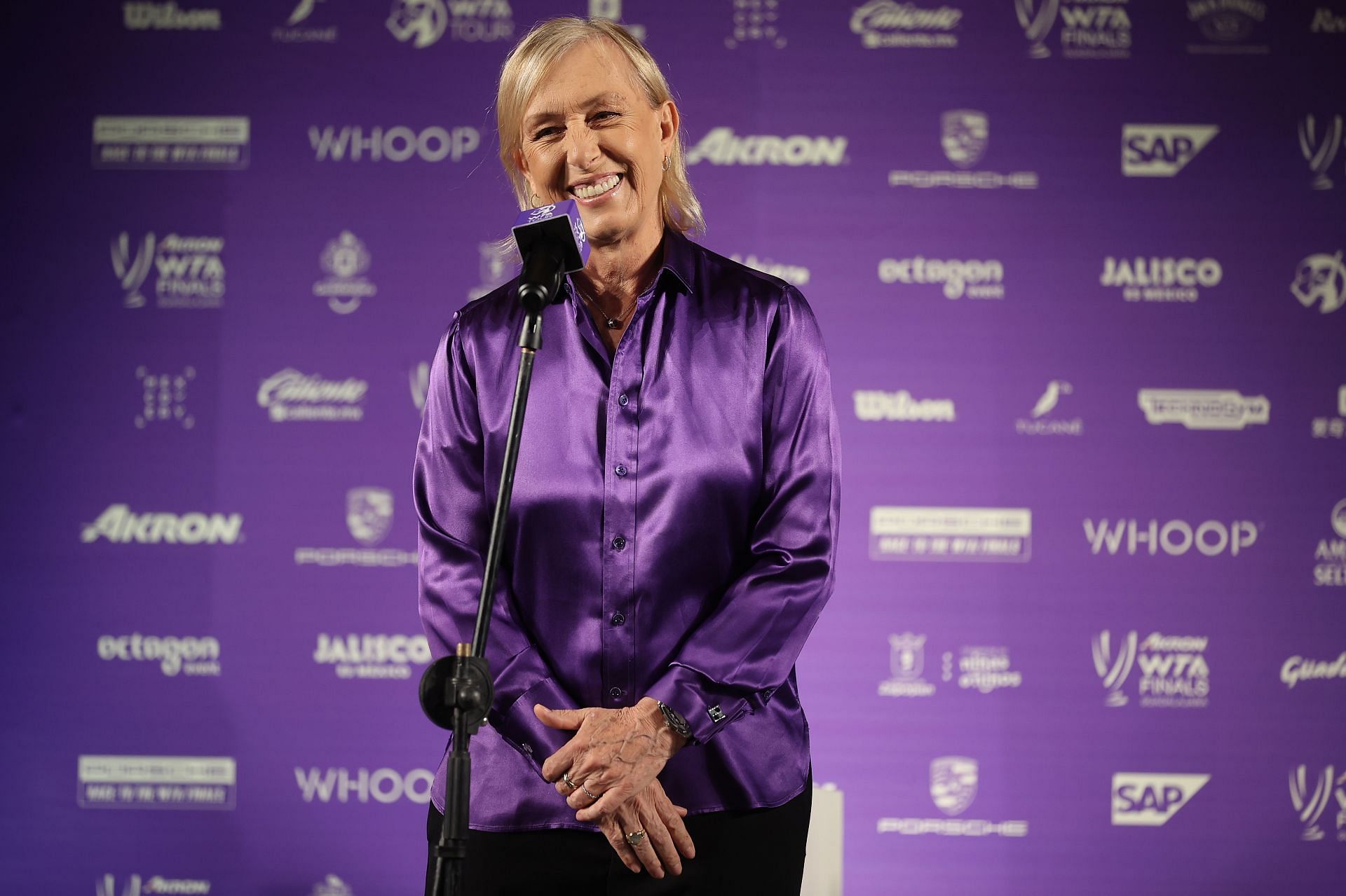 Martina Navratilova is an 18-time Grand Slam champion.