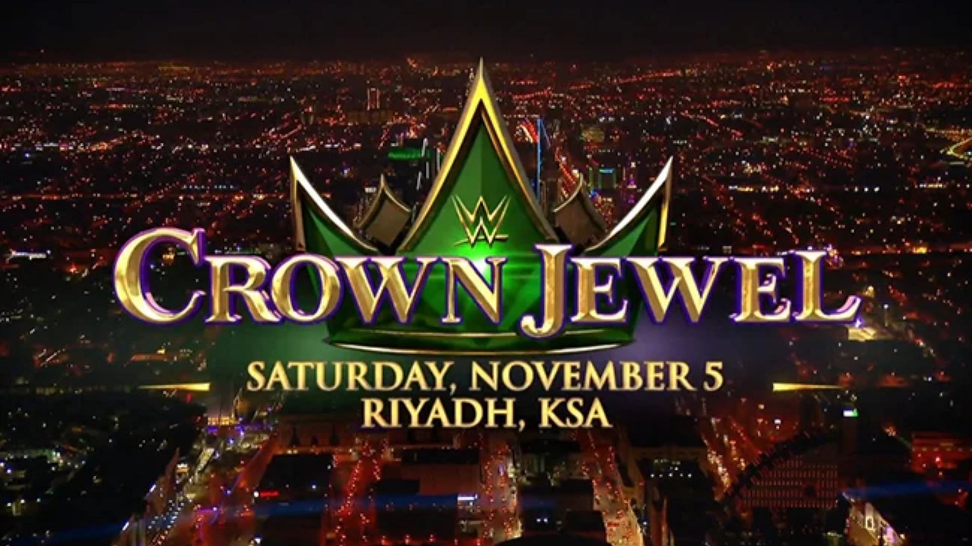 WWE Crown Jewel will take place tonight!