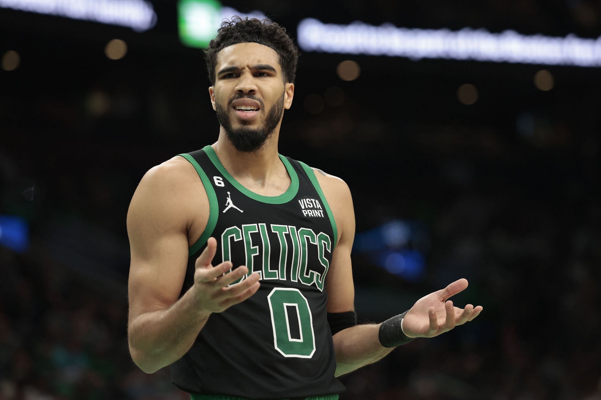 Jayson Tatum is one of the best two-way players in the NBA (Image via Getty Images)