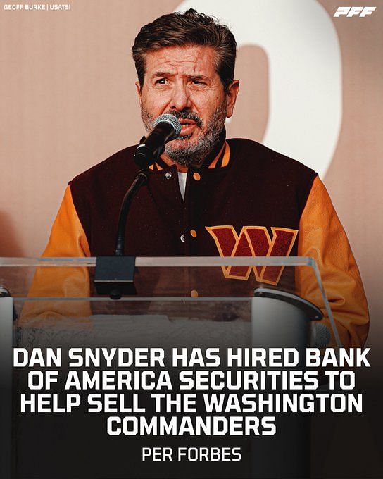 Why Is Dan Snyder Selling The Washington Commanders Nfl Team 5669