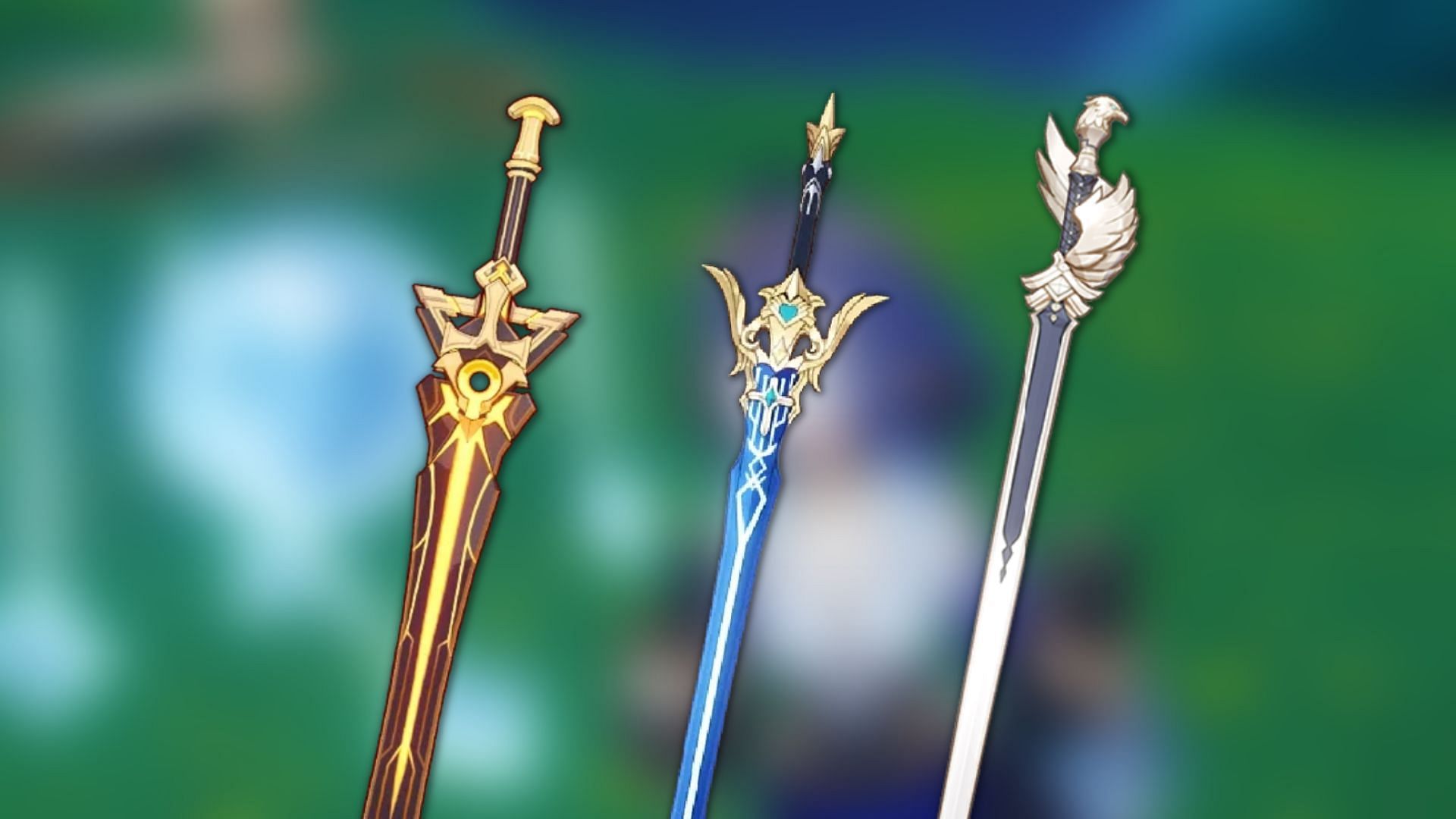 Best swords for Support build (Image via HoYoverse)