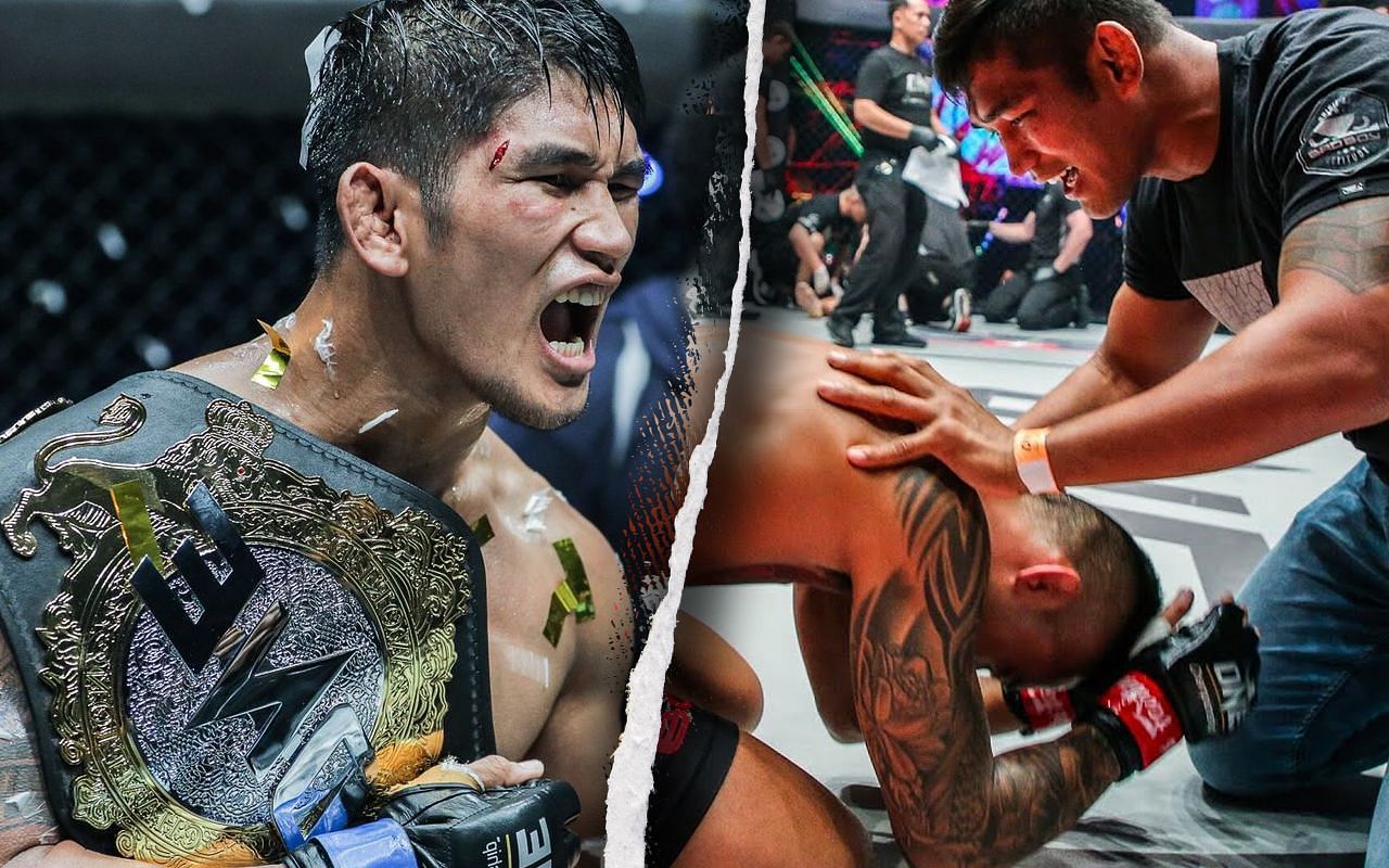Aung La N Sang (left), Martin Nguyen (right), photo by ONE Championship
