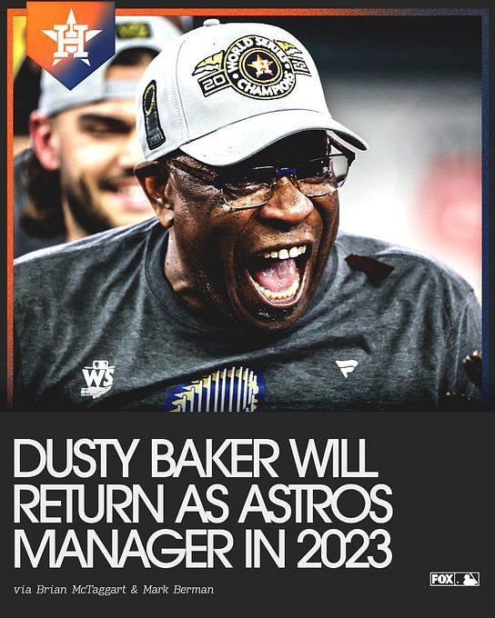 Astros' Dusty Baker — 73 years young — is still at it, and he's