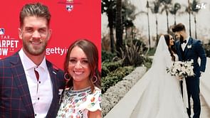 Bryce Harper's wife Kayla Harper in 2016: "ESPYS last night with my love. So proud of you, B! Oh and we're engaged … again"