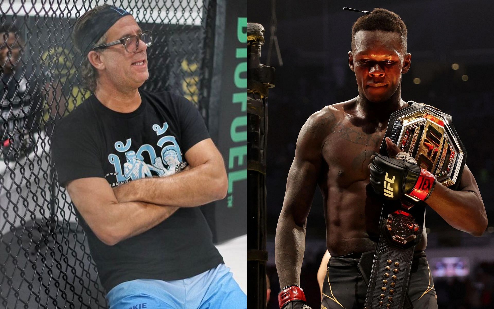 Henri Hooft (left) &amp; Israel Adesanya (right) [Photo credit: henrihooft on Instagram]