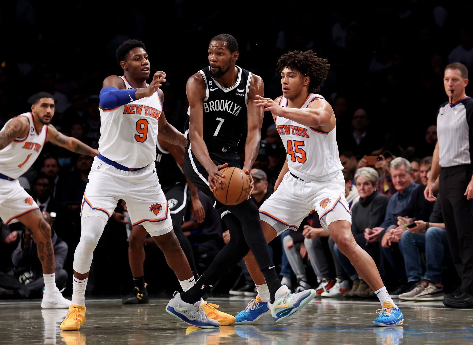 New York Knicks v Brooklyn Nets