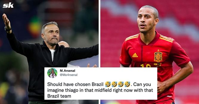 "Enrique killing Spain," "Should have chosen Brazil" - Spain fans in disbelief as Liverpool superstar Thiago fails to make the FIFA World Cup 2022 squad