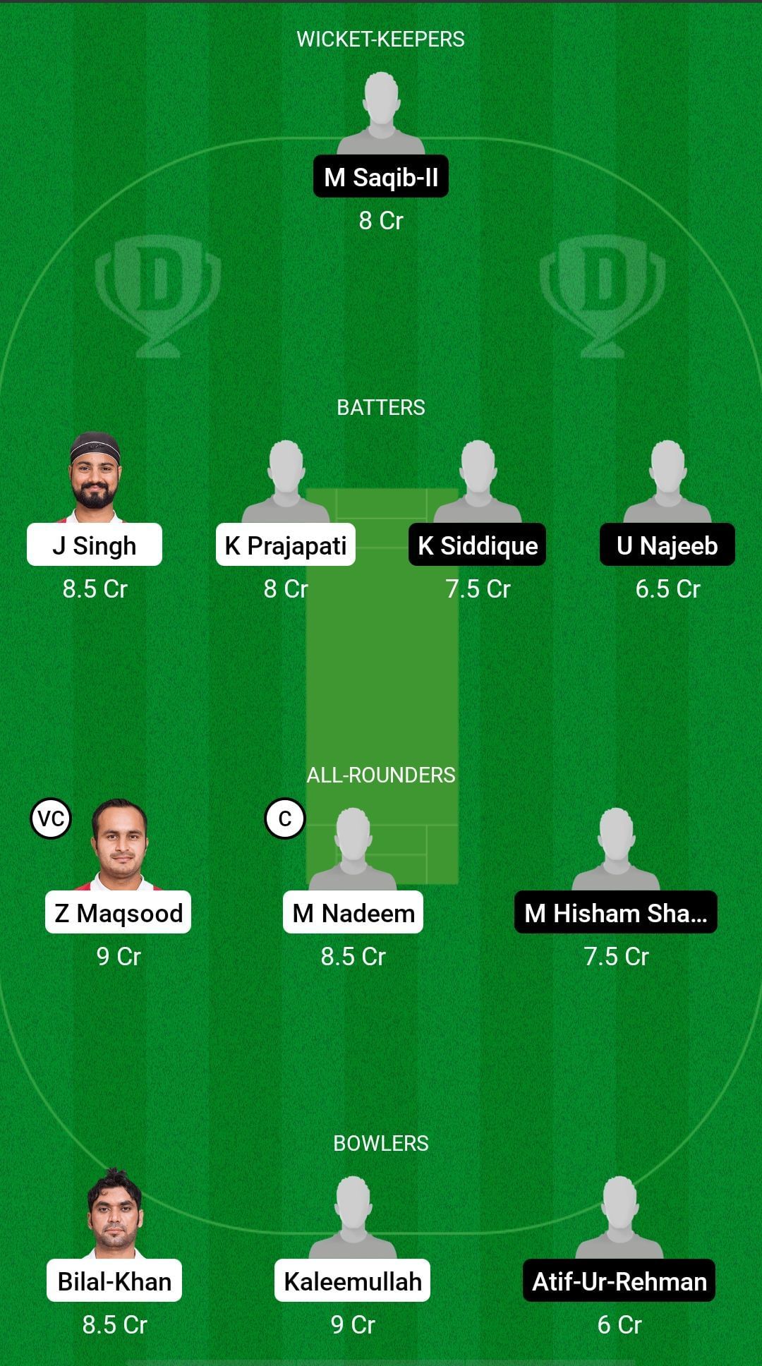 OMN vs SAU Dream11 Prediction - Oman Desert Quadrangle T20