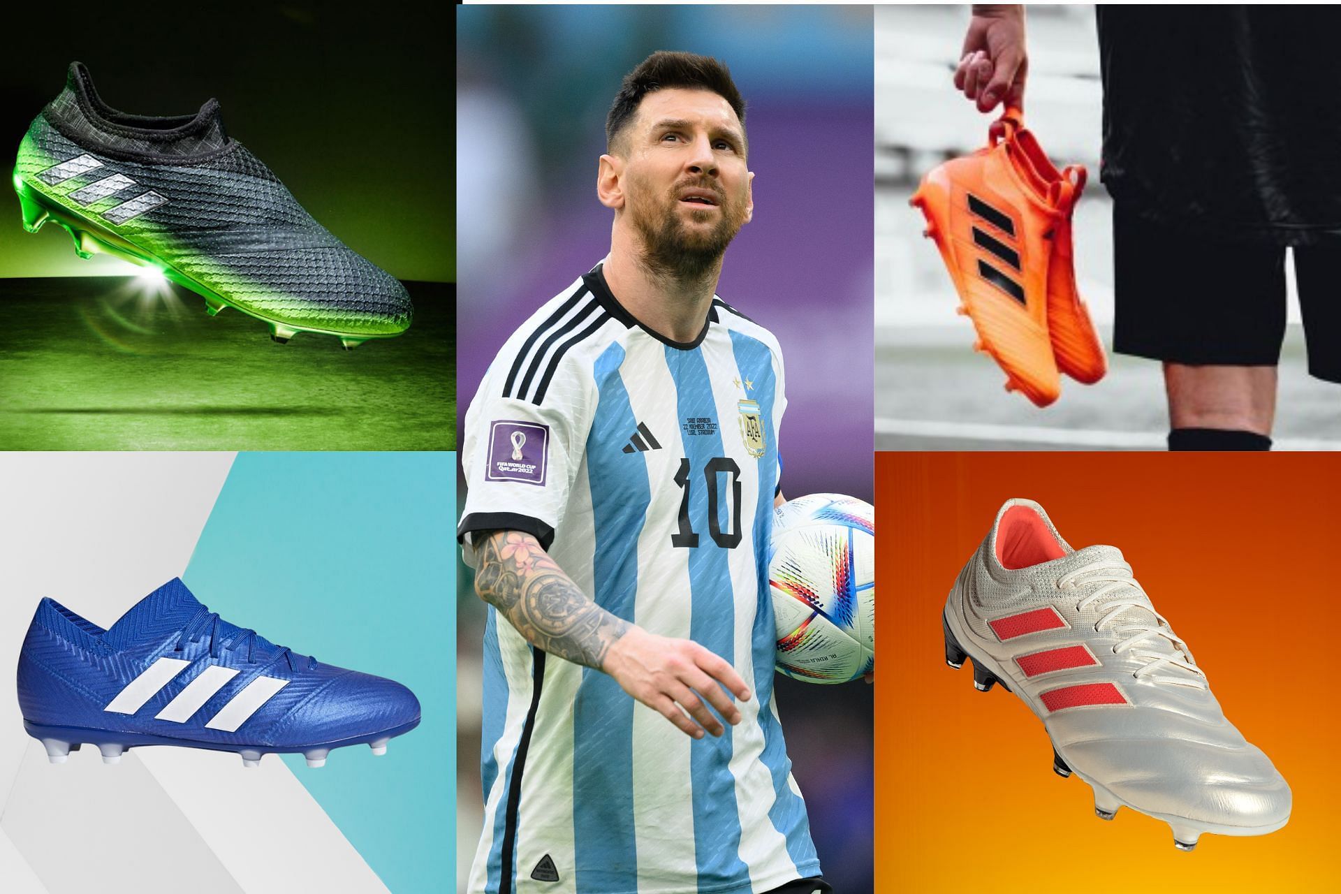 LIONEL MESSI - New Soccer Cleats & All Football Boots 2004-2023 - YouTube