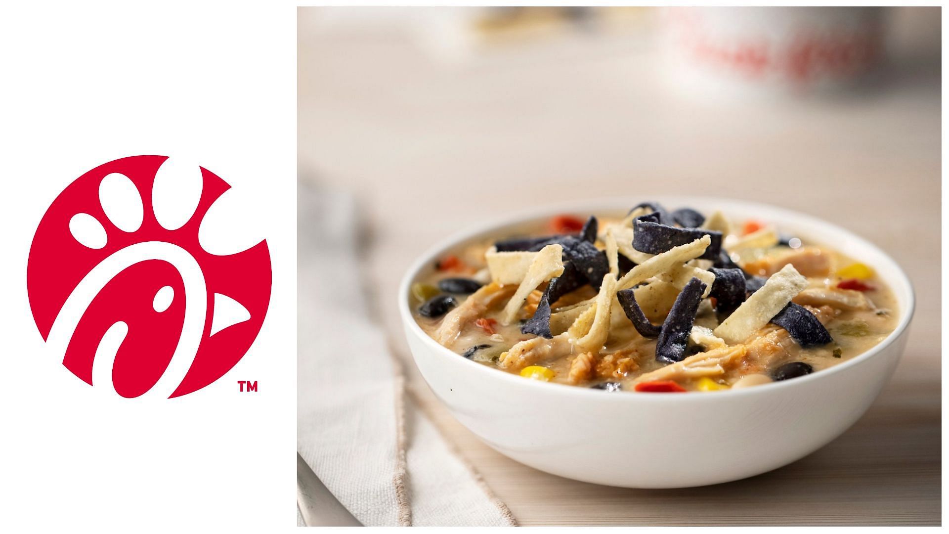 Chicken Tortilla Soup with tortilla toppings (Image via Chick-Fil-A))