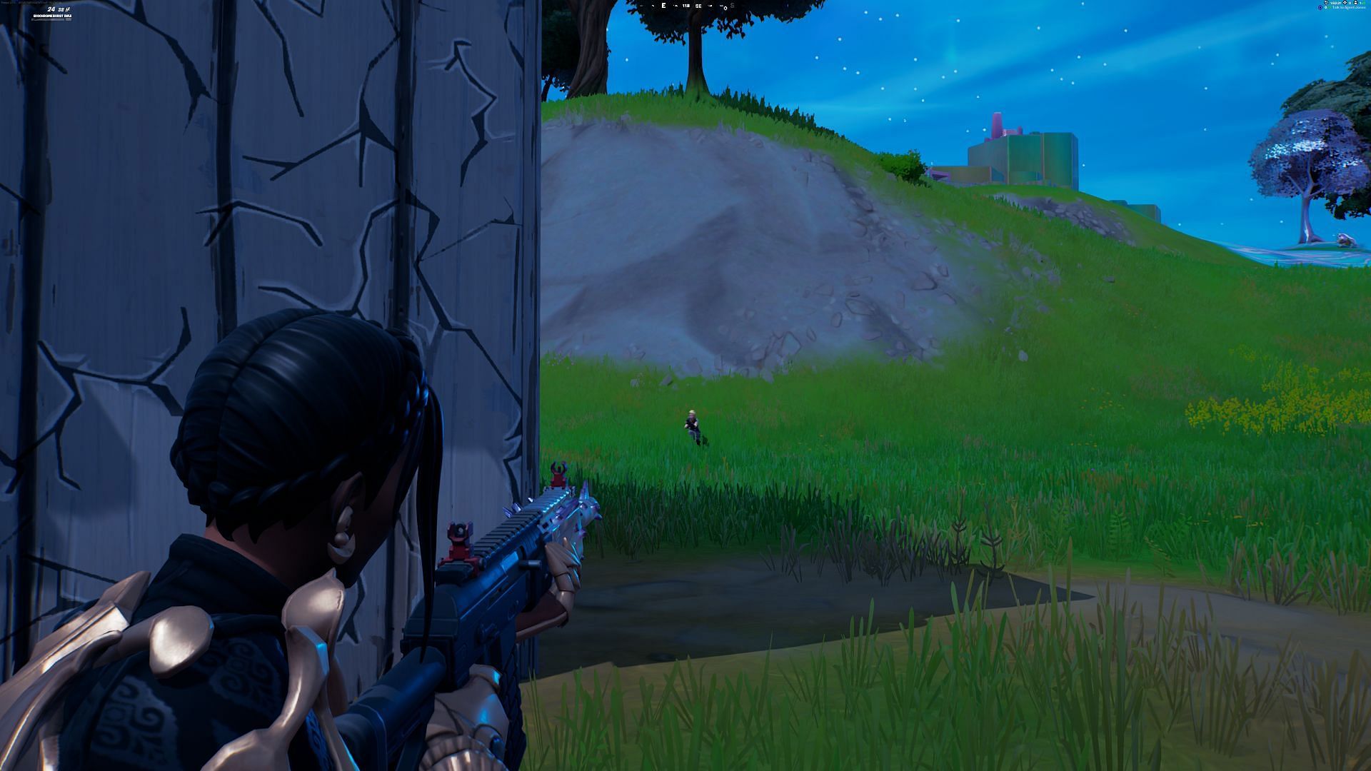 Aim true and shoot in controlled bursts (Image via Epic Games/Fortnite)