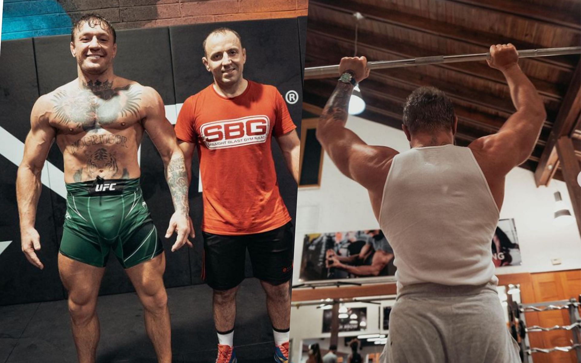 Former 145 lbs. and 155 lbs. UFC champion Conor McGregor claims that he weighs 265 lbs [Images courtesy: @thenotoriousmma on Instagram]