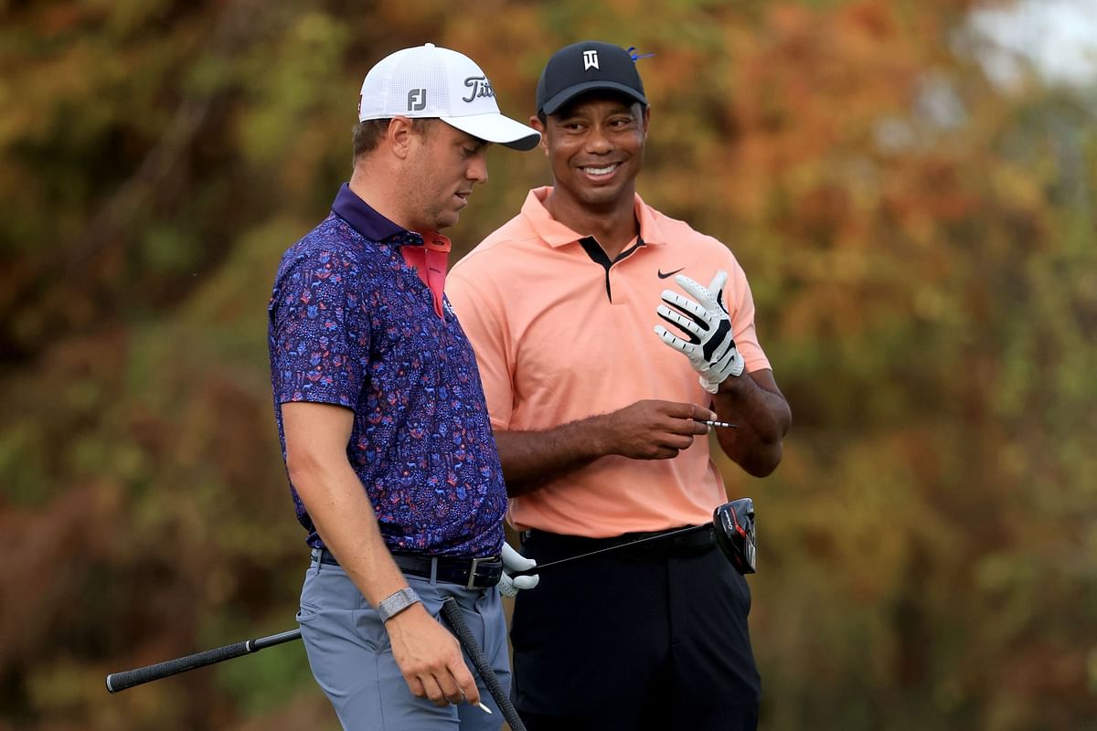 Why did Tiger Woods miss Justin Thomas' wedding?