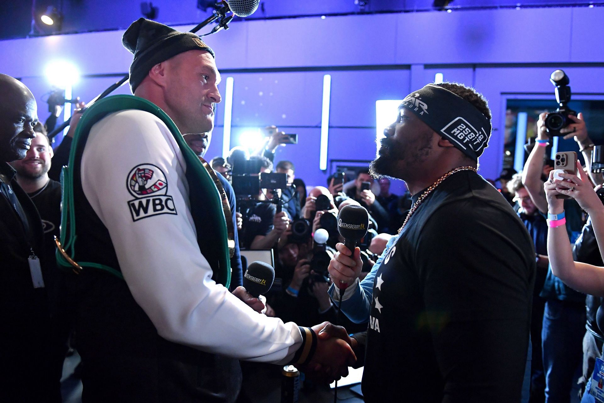 VIDEO Tyson Fury and Derek Chisora come face-to-face during open workouts