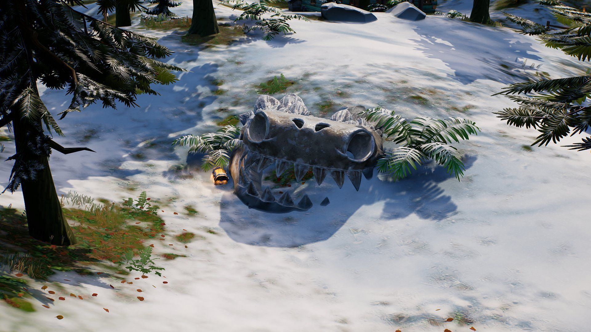 Klombo skull in Fortnite (Image via T5G/Twitter)