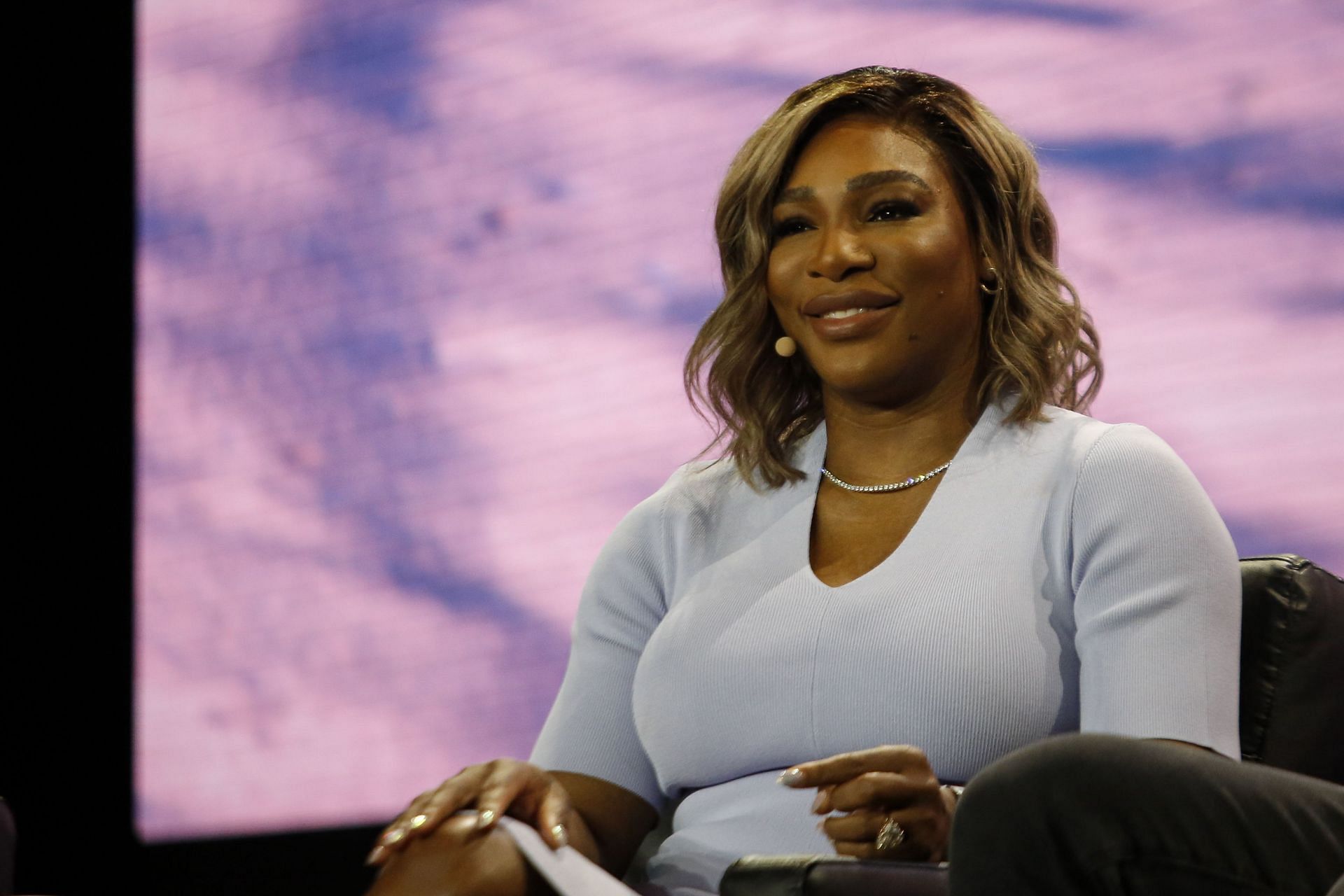 Serena Williams speaks at the Bitcoin 2022 Conference in Miami last April.