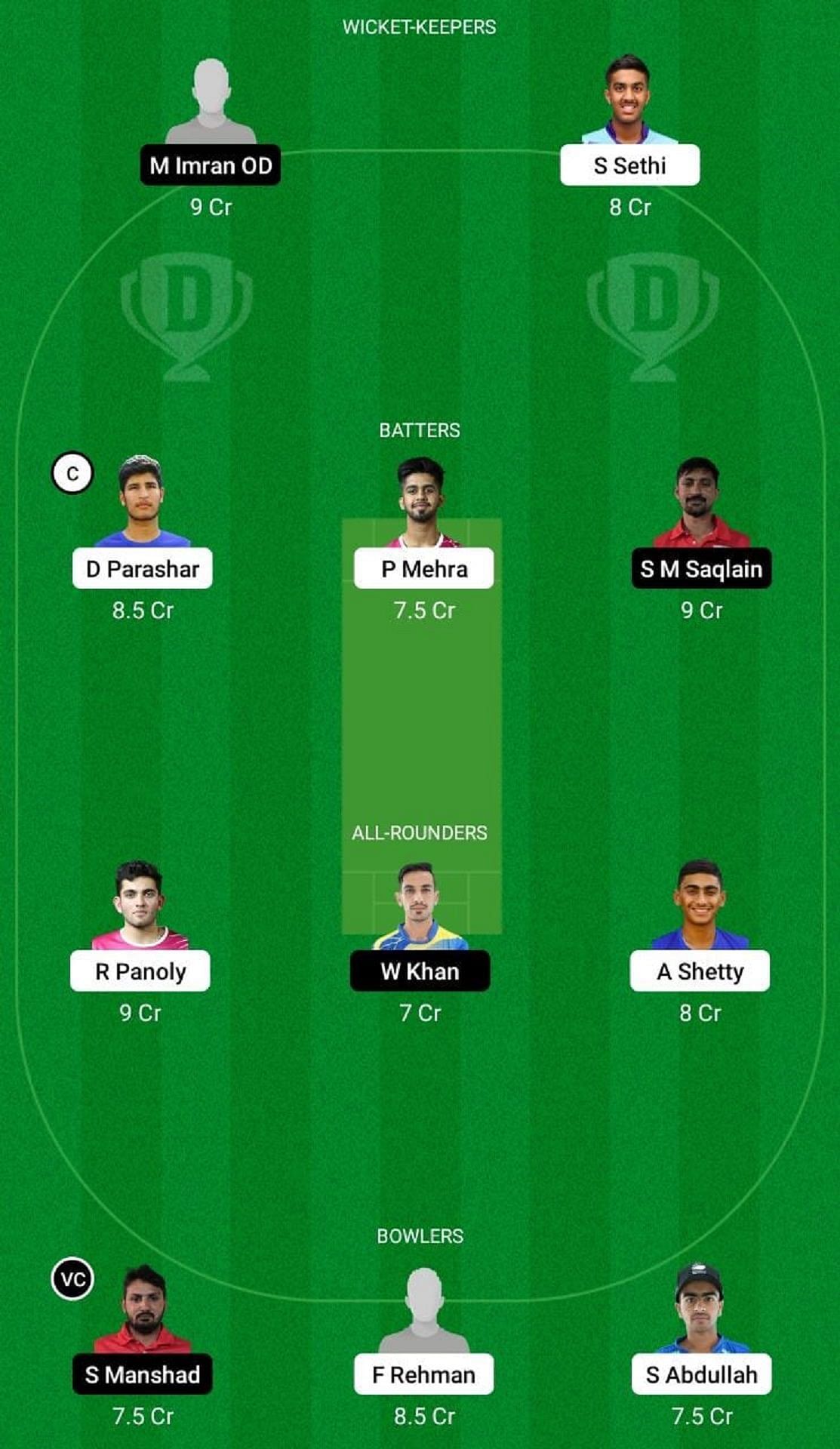 DCS vs DEF Dream11 Fantasy Tip - Grand League