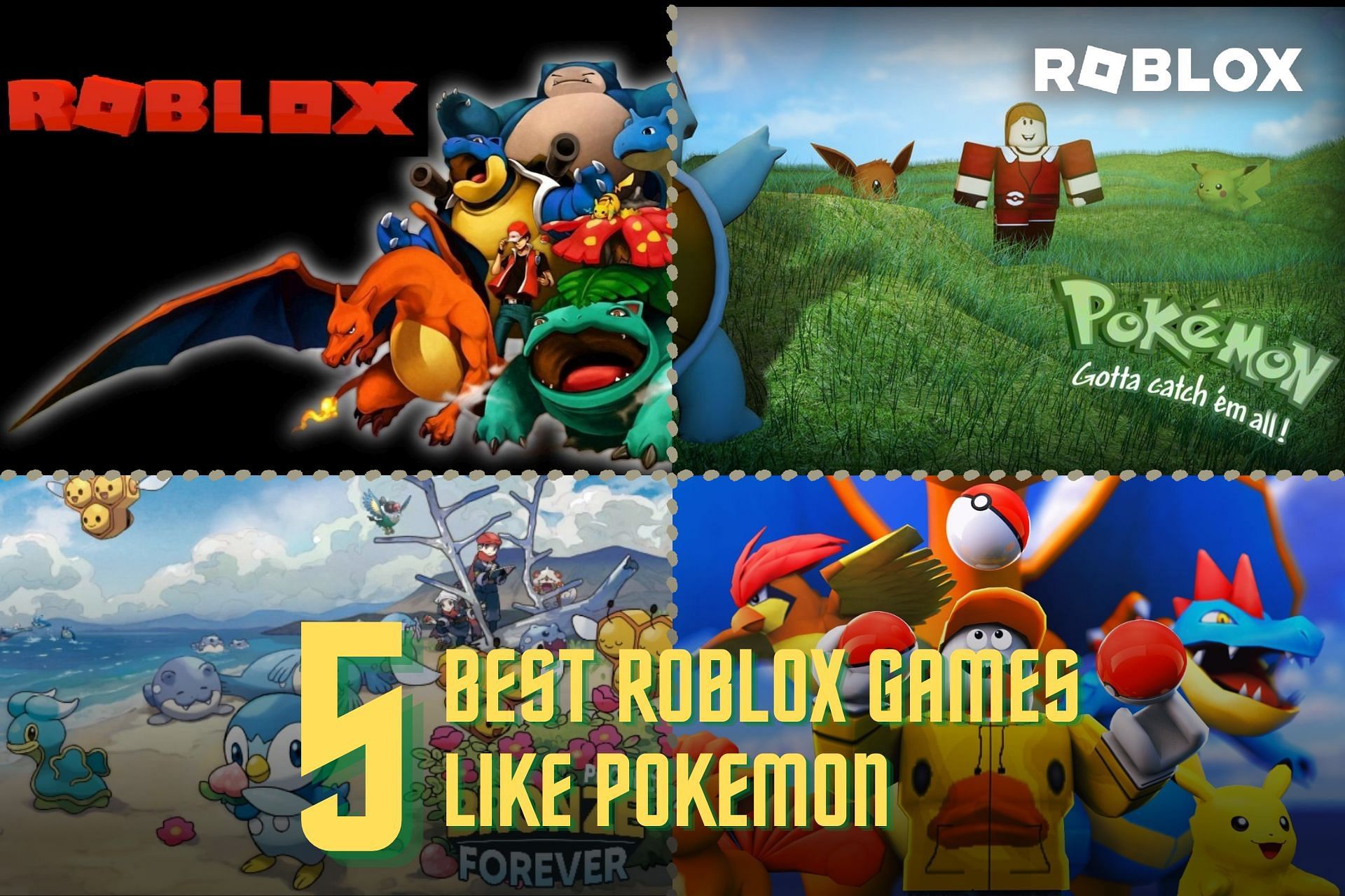 5 best Roblox games like Pokémon Game LAN Cloud