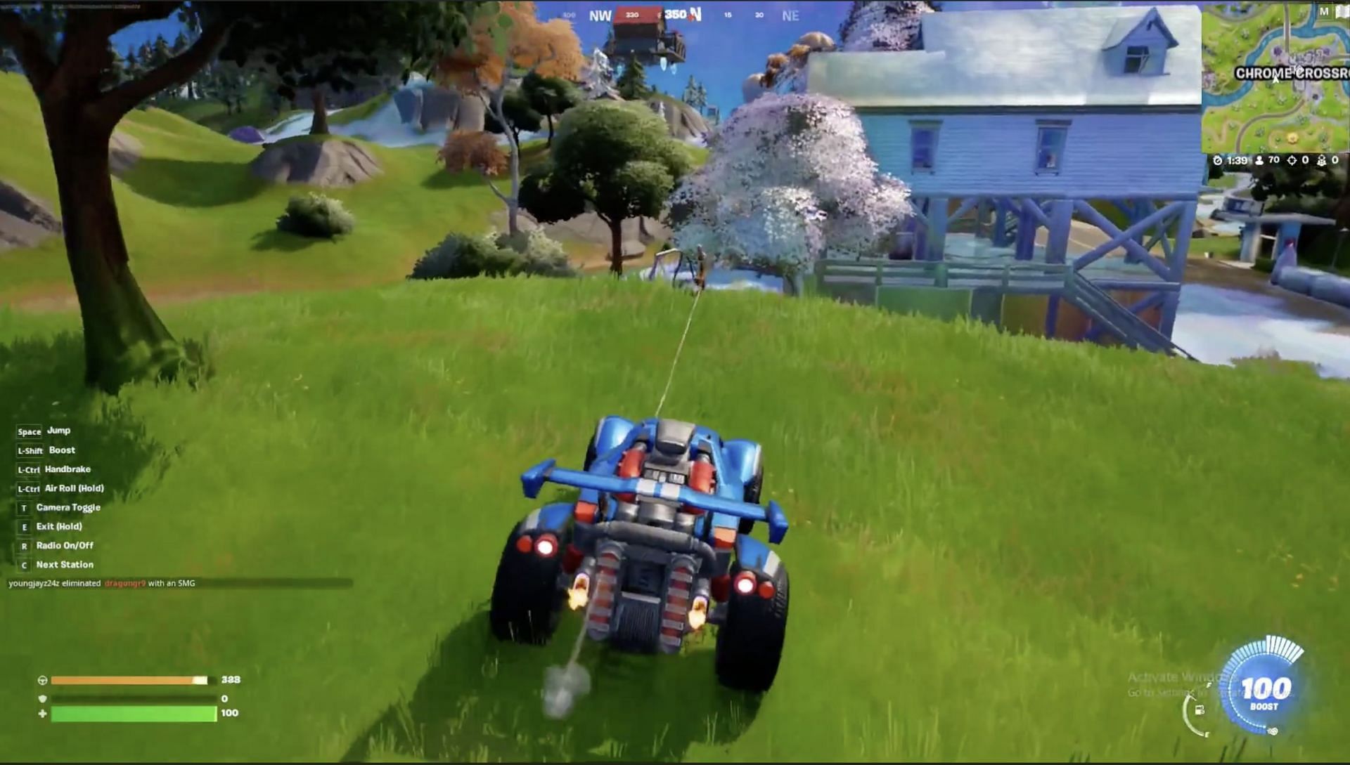 Drive into the opponents (Image via YouTube/NOOB NOOB FRUIT)