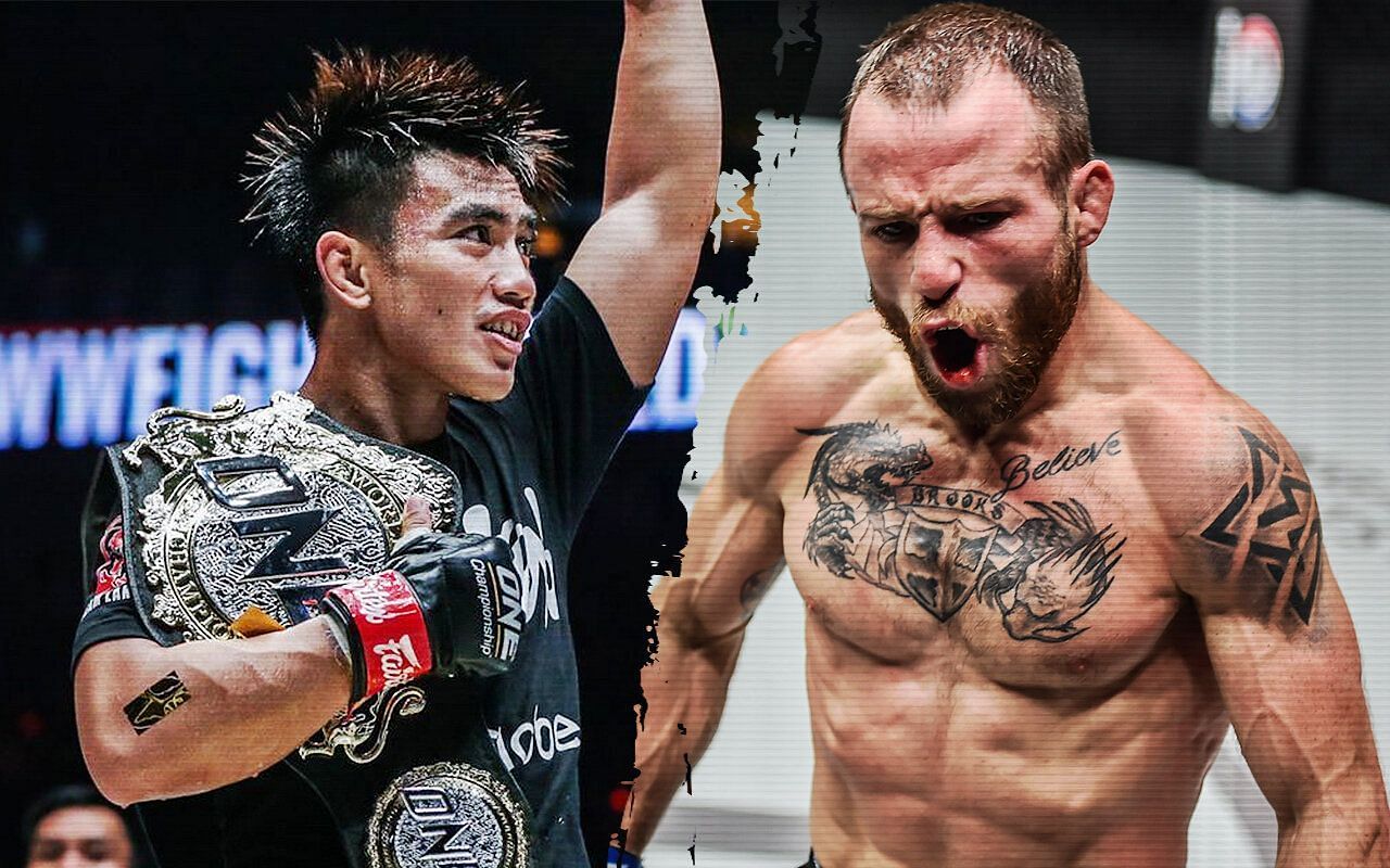 [Photo Credit: ONE Championship] Joshua Pacio, Jarred Brooks 