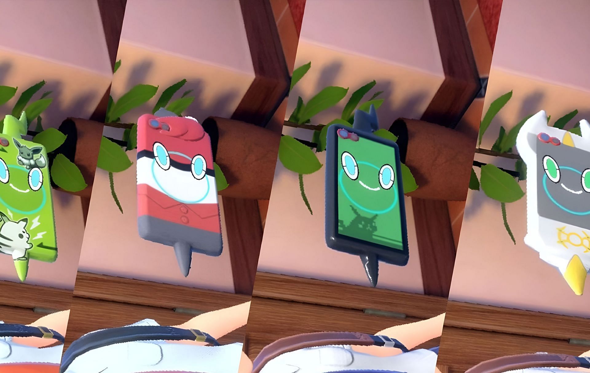 Changing your Rotom Phone in Pokemon Scarlet and Violet (Image via Pokemon Scarlet and Violet)