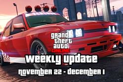 GTA Online weekly update for November 22 - December 1, details announced