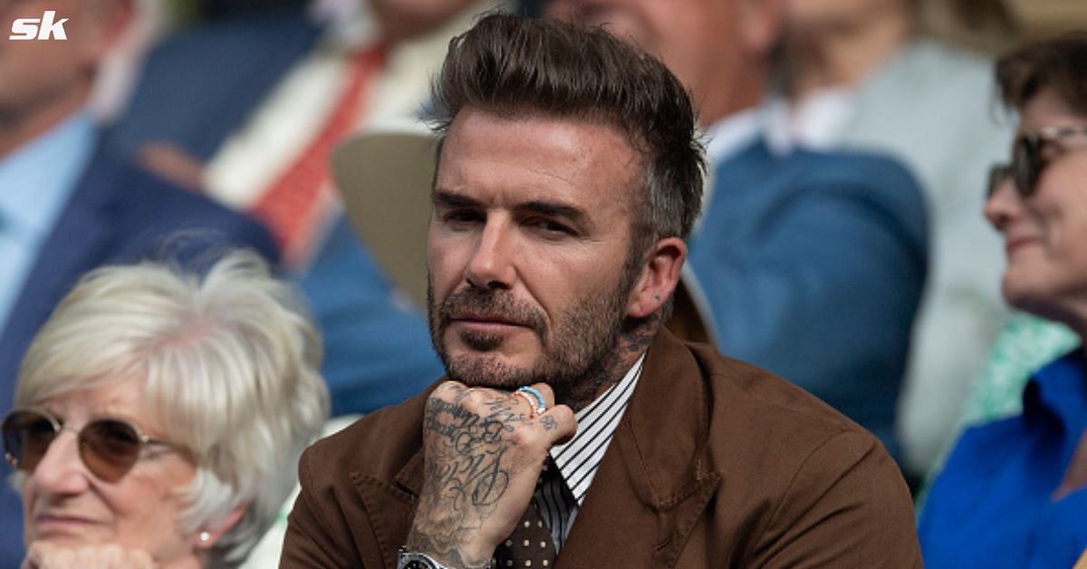 Beckham fails to reply in time to the British comedian