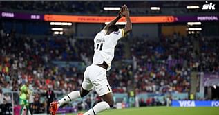 Cristiano Ronaldo's reaction spotted as Ghana star Osman Bukari copies iconic Siuuu celebration after scoring against Portugal in FIFA World Cup