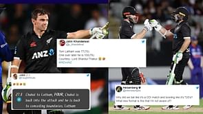 "Feels like knockout match of World Cup" - Fans slam bowlers as Latham & Williamson hand India a hammering loss