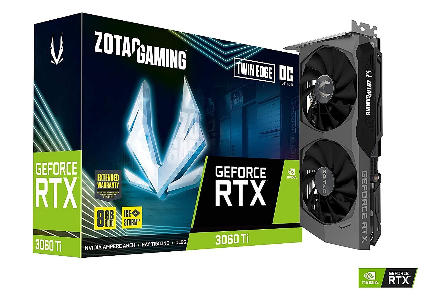 The Zotac Gaming Nvidia GeForce RTX 3060 Ti (Image via Amazon)