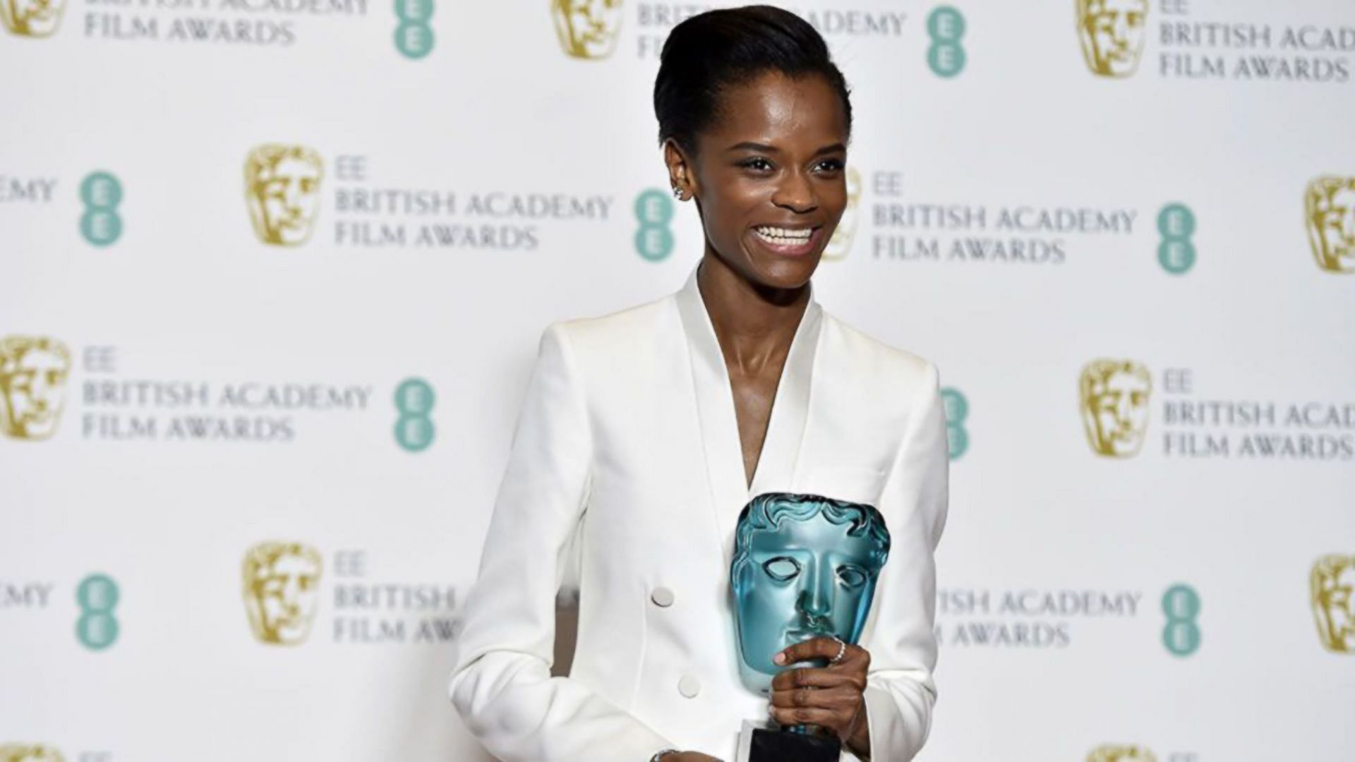 Letitia Wright at the BAFTA 2019 (Image via EPA)