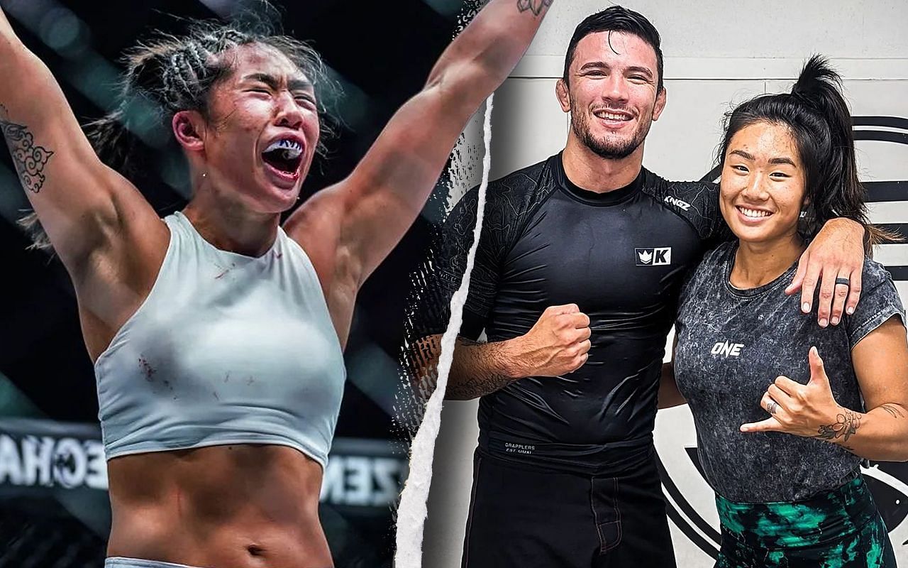 Angela Lee and her husband Bruno Pucci at United MMA [Credit: ONE Championship/Instagram @angelaleemma]