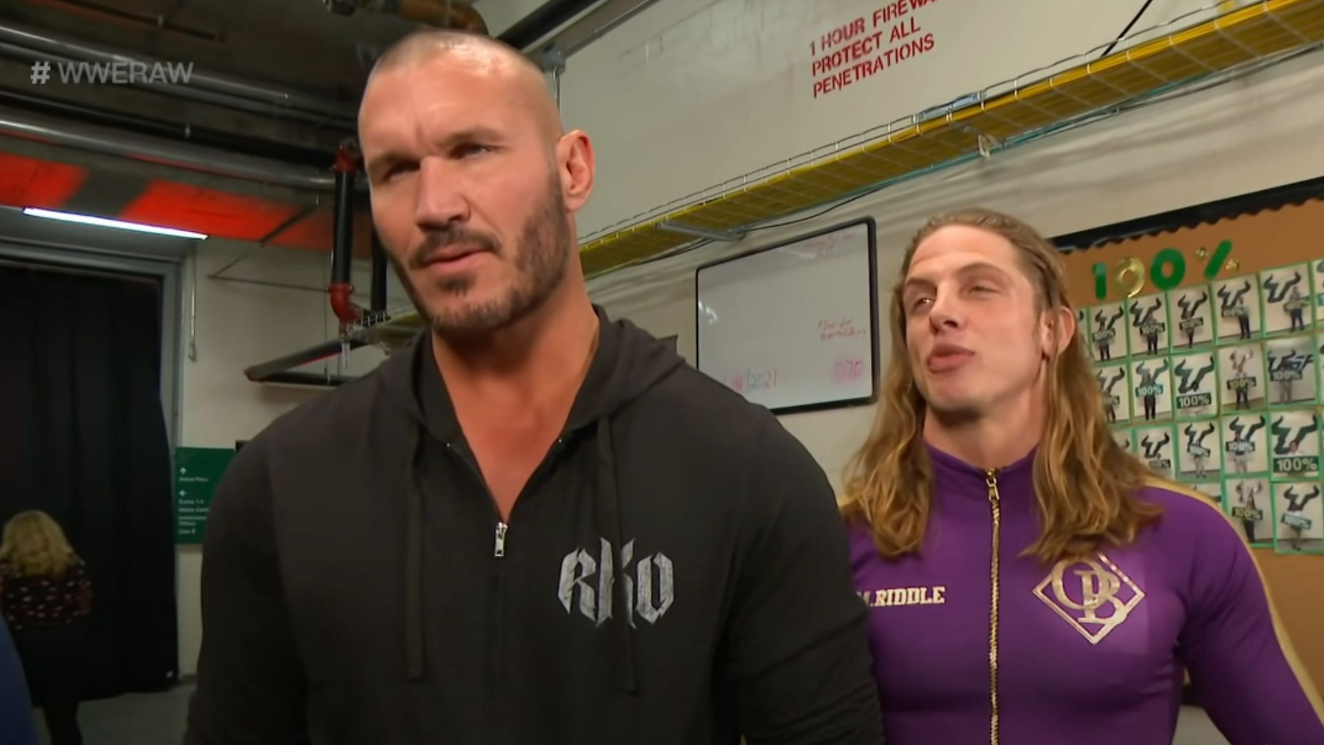 Randy Orton (left) and Matt Riddle (right)