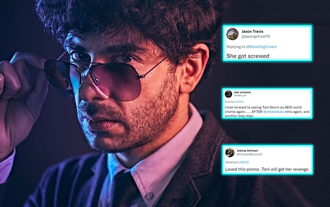 "Got screwed" - Twitter concerned about 27-year old star's battered condition following Tony Khan's crucial decision