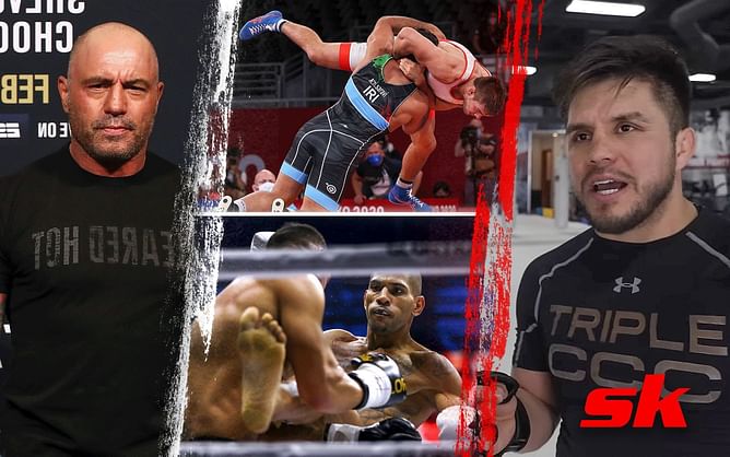 Henry Cejudo reacts to Joe Rogan's "worst" take on why pro kickboxing is more competitive than amateur wrestling