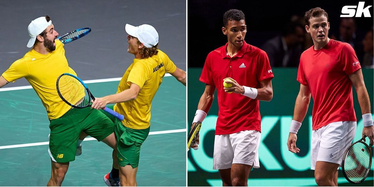 Australia and Canada are set to clash in the final of the Davis Cup.